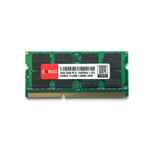Enroc 8GB DDR3L 1600MHz 1.35V SODIMM RAM Arbeitsspeicher