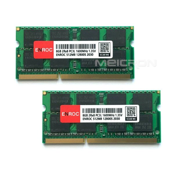 Enroc 16GB KIT (2x8GB) DDR3L 1600MHz 1.35V SODIMM RAM Arbeitsspeicher