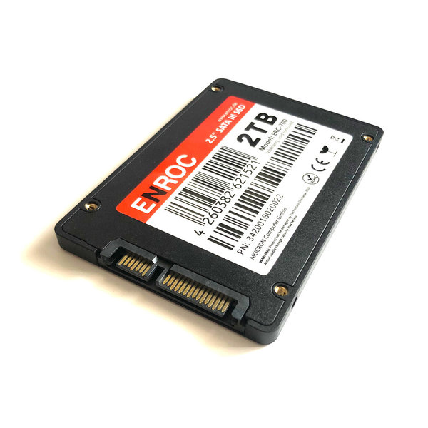 ENROC 2 TB ERC-700 2.5" SATA III 6b/s 3D-NAND TLC interne SSD für Notebooks