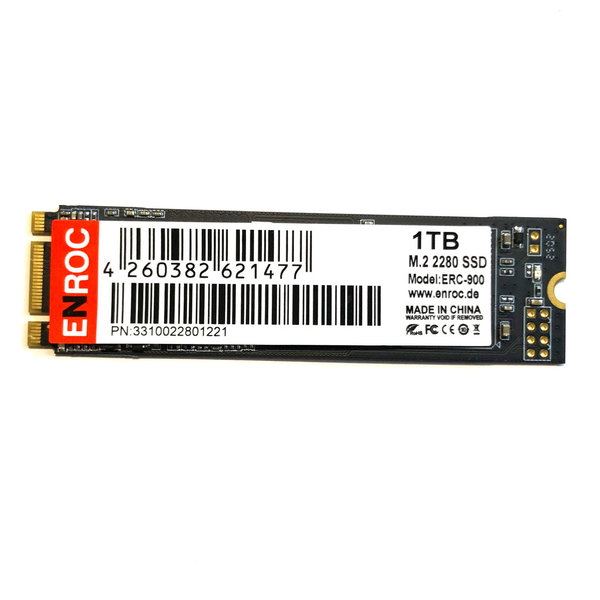 ENROC 1TB SSD ERC-900 M.2 2280 Sata 3 6Gb/s 3D NAND interne SSD