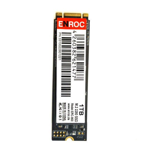 Enroc 1TB ERC-900 SSD M.2 2280 Sata 3 6Gb/s 3D NAND interne SSD Festplatte