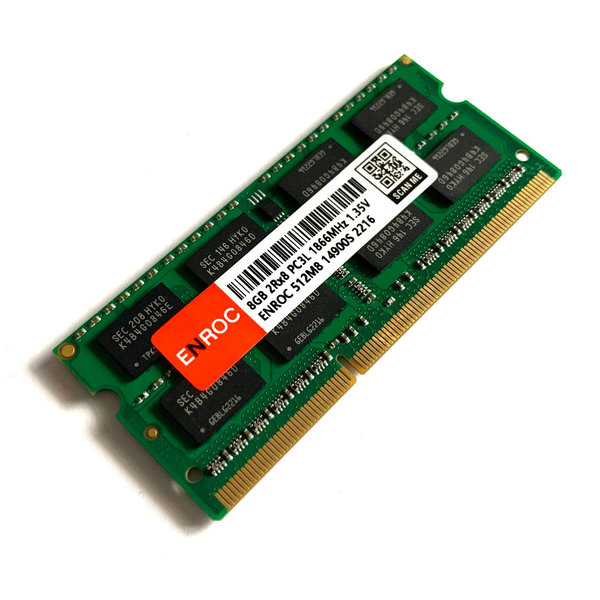 Enroc 8GB ERC-321 DDR3L 1866MHz 1.35V PC3L-14900S SODIMM Arbeitsspeicher für Mac Systeme
