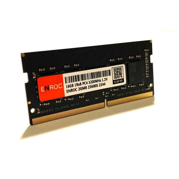Enroc 16GB ERC-800 MAX DDR4 3200MHz PC4-25600S 1.2V SODIMM Arbeitsspeicher RAM