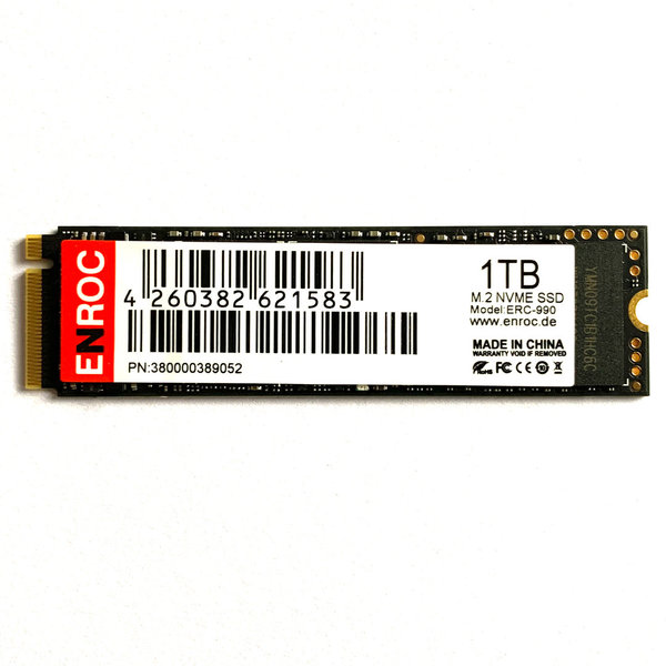 Enroc ERC990 1TB M.2 PCIe SSD 4.0 x4 NVME interne Festplatte