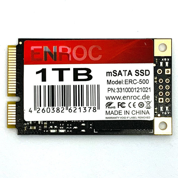 Enroc ERC500 1TB mSATA interne SSD - Refurbished